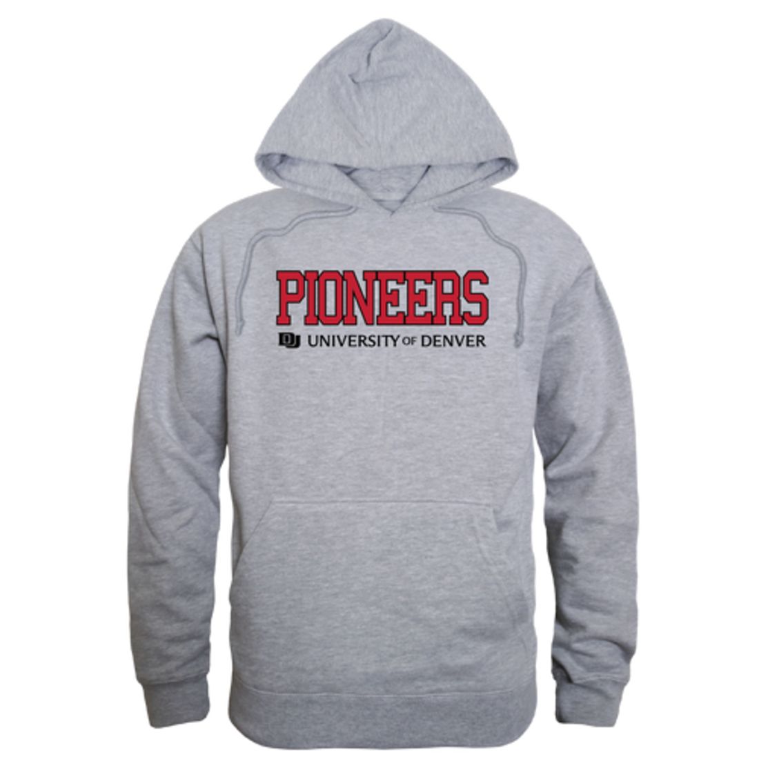 University of Denver Pioneers Campus Fleece Hoodie Sweatshirts