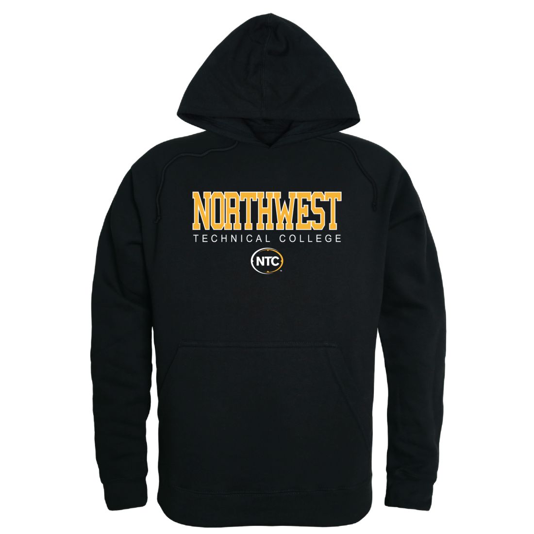Northwest Technical College Hawks Campus Fleece Hoodie Sweatshirts