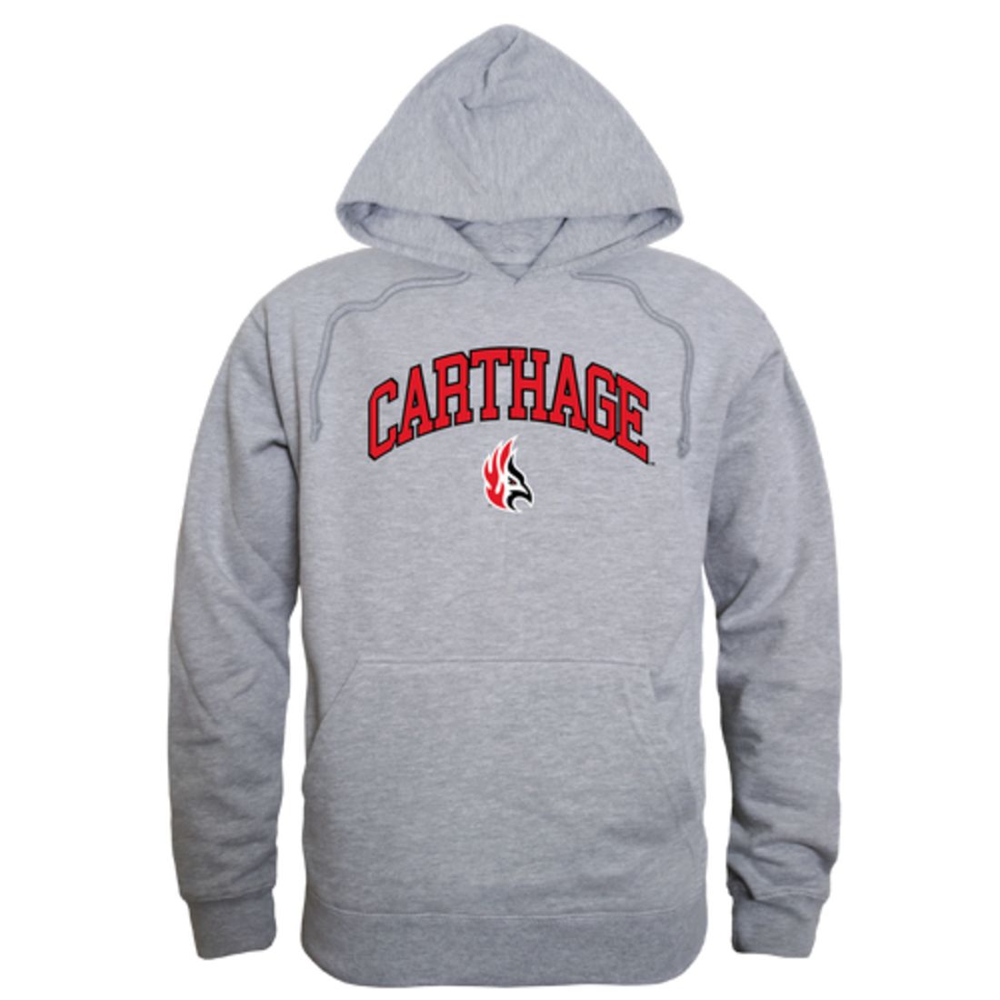 Carthage College Firebirds Campus Fleece Hoodie Sweatshirts