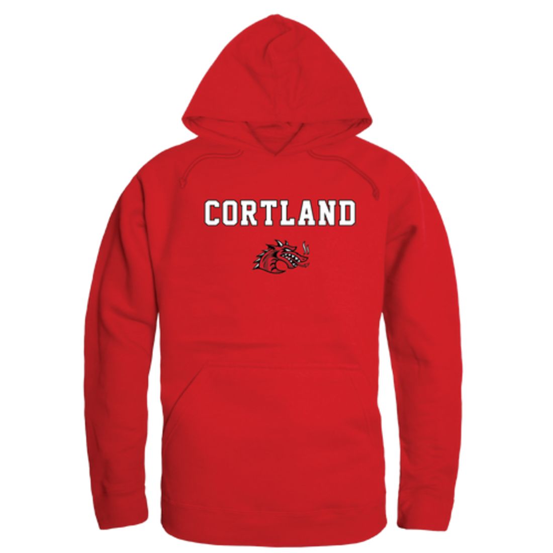 SUNY Cortland Red Dragons Campus Fleece Hoodie Sweatshirts