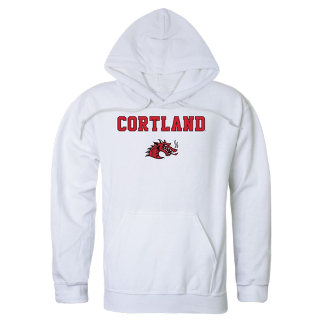 SUNY Cortland Red Dragons Campus Fleece Hoodie Sweatshirts