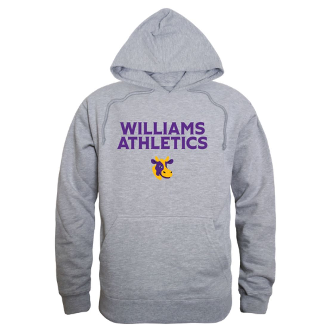 Williams College Ephs The Purple Cows Campus Fleece Hoodie Sweatshirts