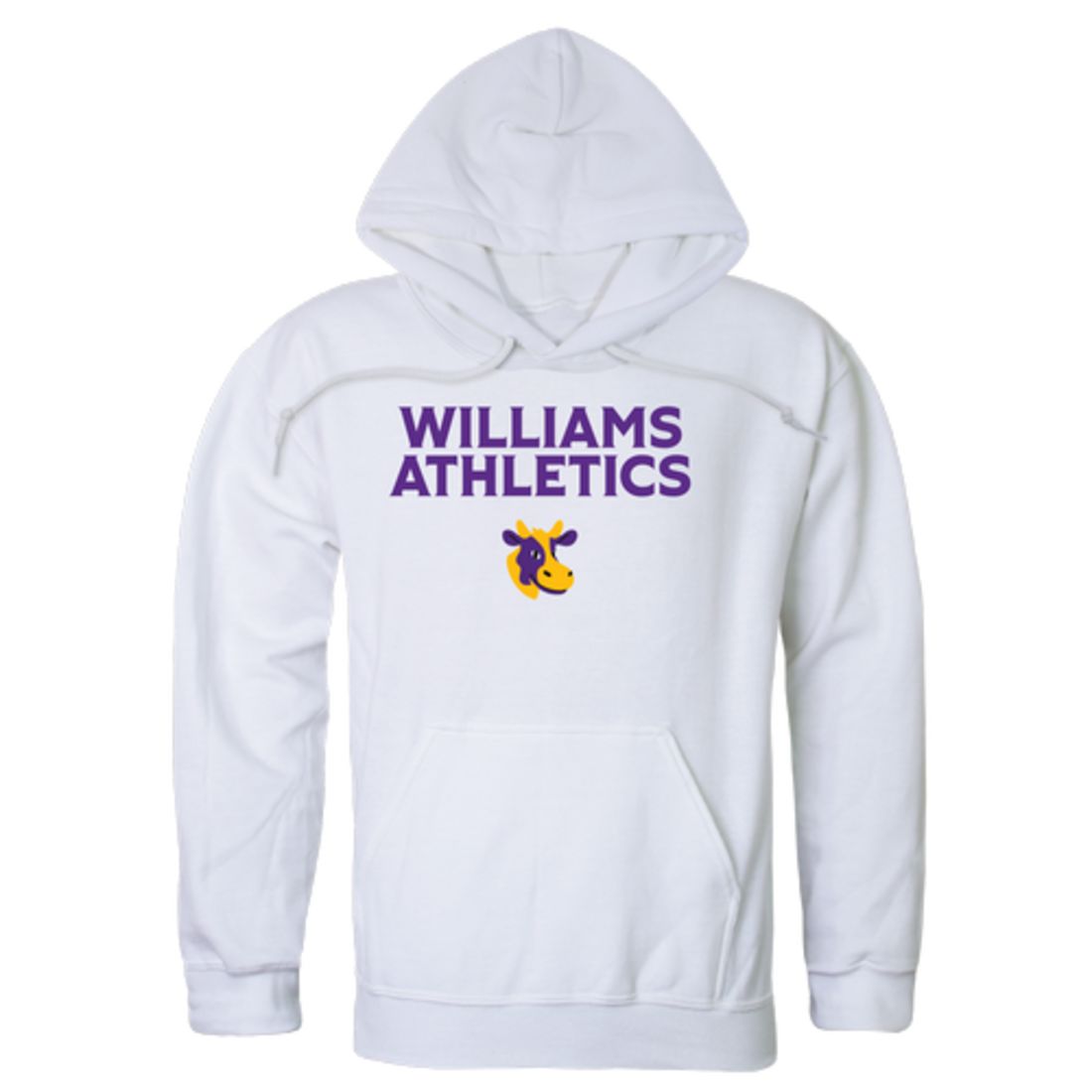 Williams College Ephs The Purple Cows Campus Fleece Hoodie Sweatshirts