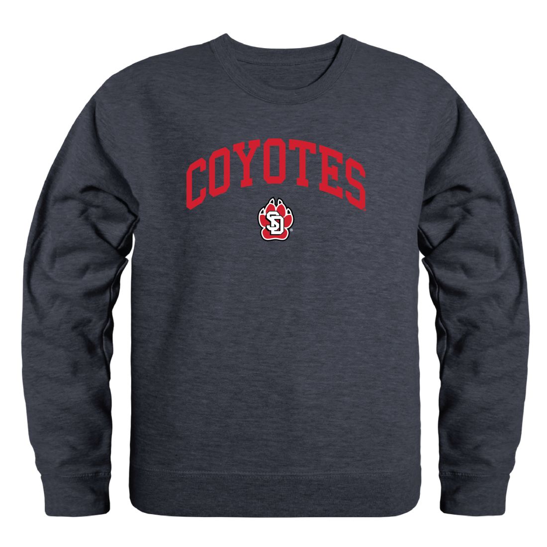 University of South Dakota Coyotes Campus Crewneck Sweatshirt