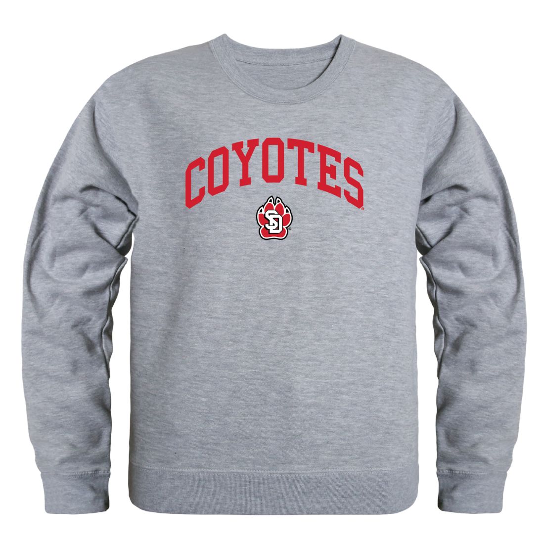 University of South Dakota Coyotes Campus Crewneck Sweatshirt