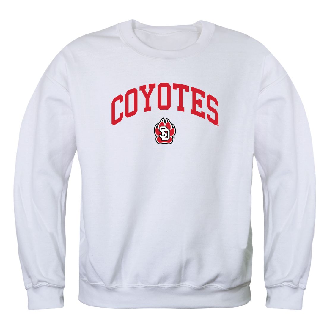 University of South Dakota Coyotes Campus Crewneck Sweatshirt