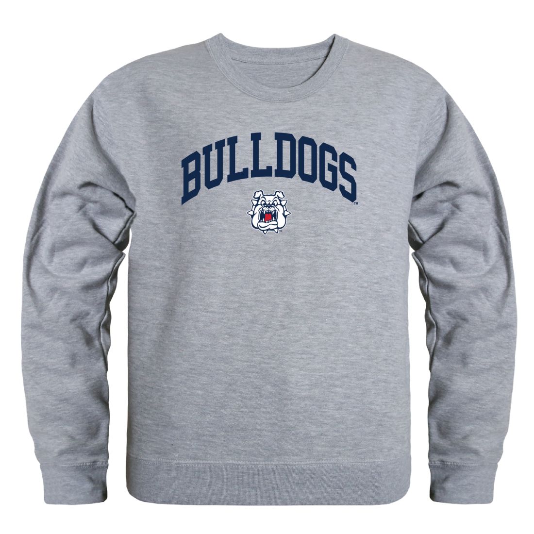 Fresno State University Bulldogs Campus Crewneck Sweatshirt