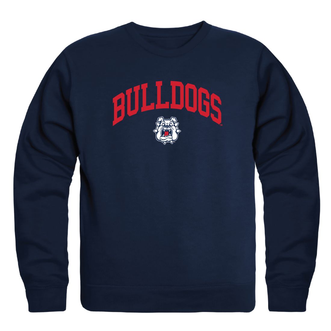 Fresno State University Bulldogs Campus Crewneck Sweatshirt