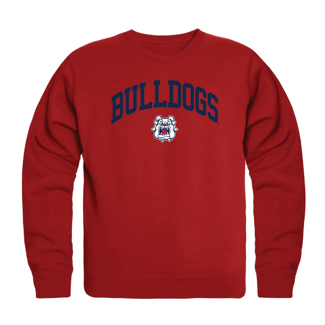 Fresno State University Bulldogs Campus Crewneck Sweatshirt