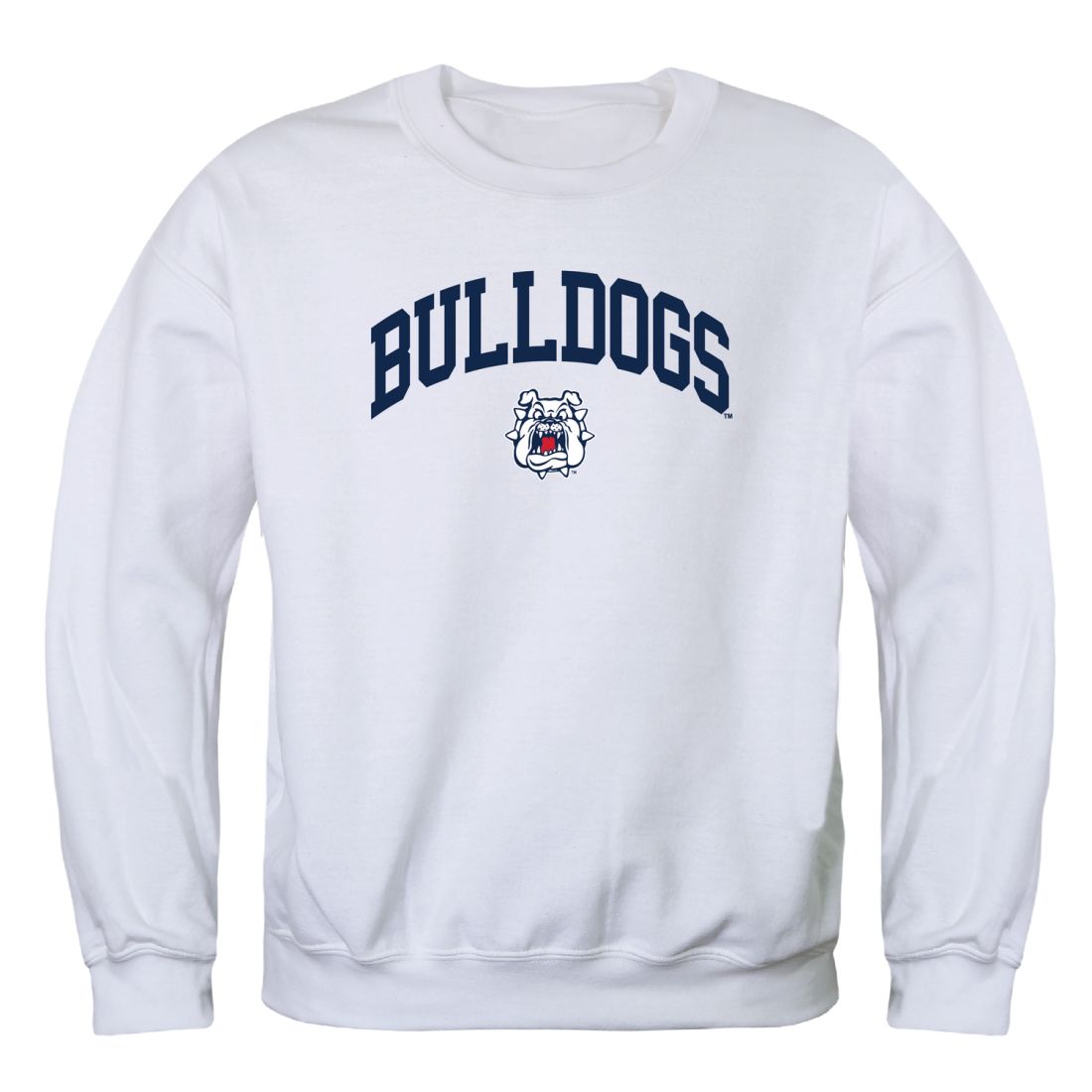 Fresno State University Bulldogs Campus Crewneck Sweatshirt