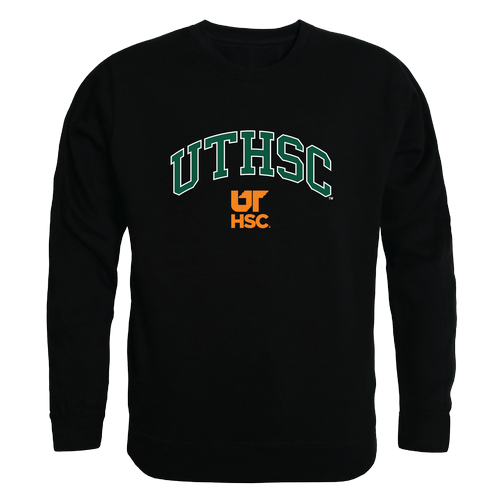 UTHSC University of Tennessee Health Science Center Campus Crewneck Pullover Sweatshirt Sweater Black-Campus-Wardrobe
