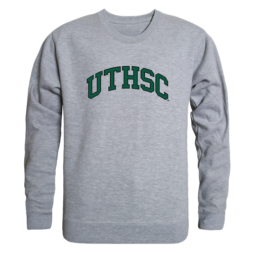 UTHSC University of Tennessee Health Science Center Campus Crewneck Pullover Sweatshirt Sweater Heather Grey-Campus-Wardrobe