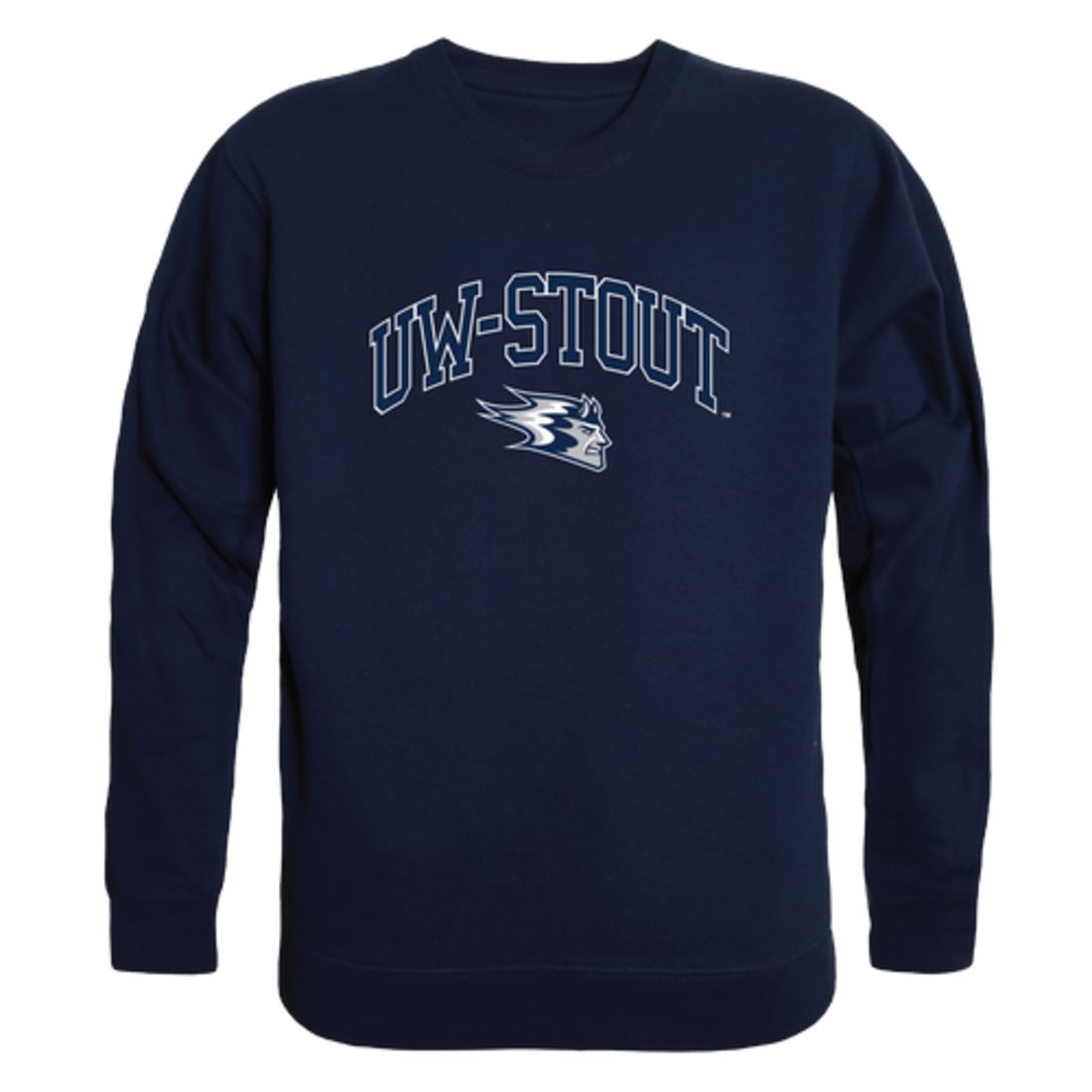 Wisconsin Stout Blue Devils Campus Crewneck Sweatshirt