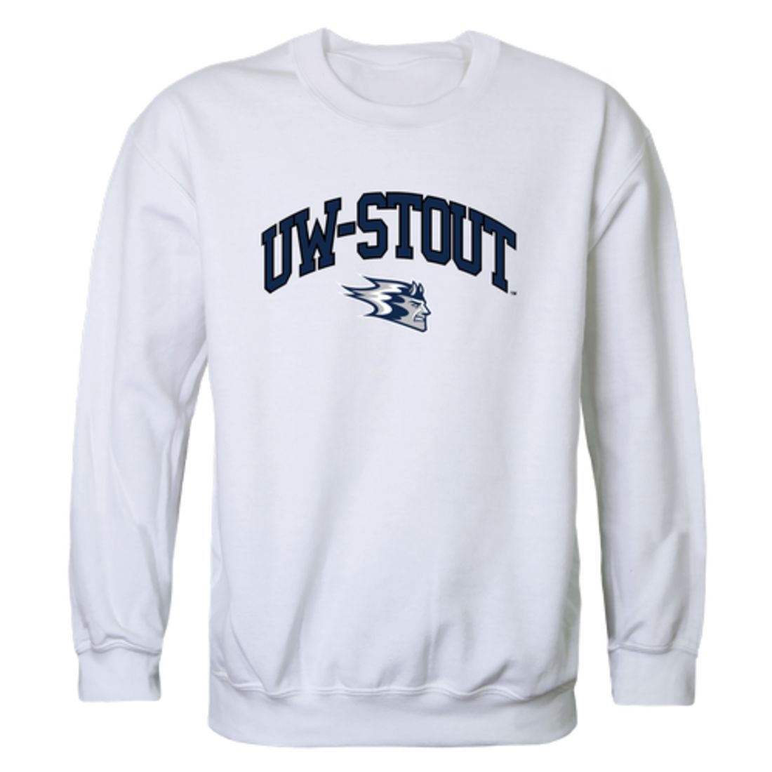 Wisconsin Stout Blue Devils Campus Crewneck Sweatshirt