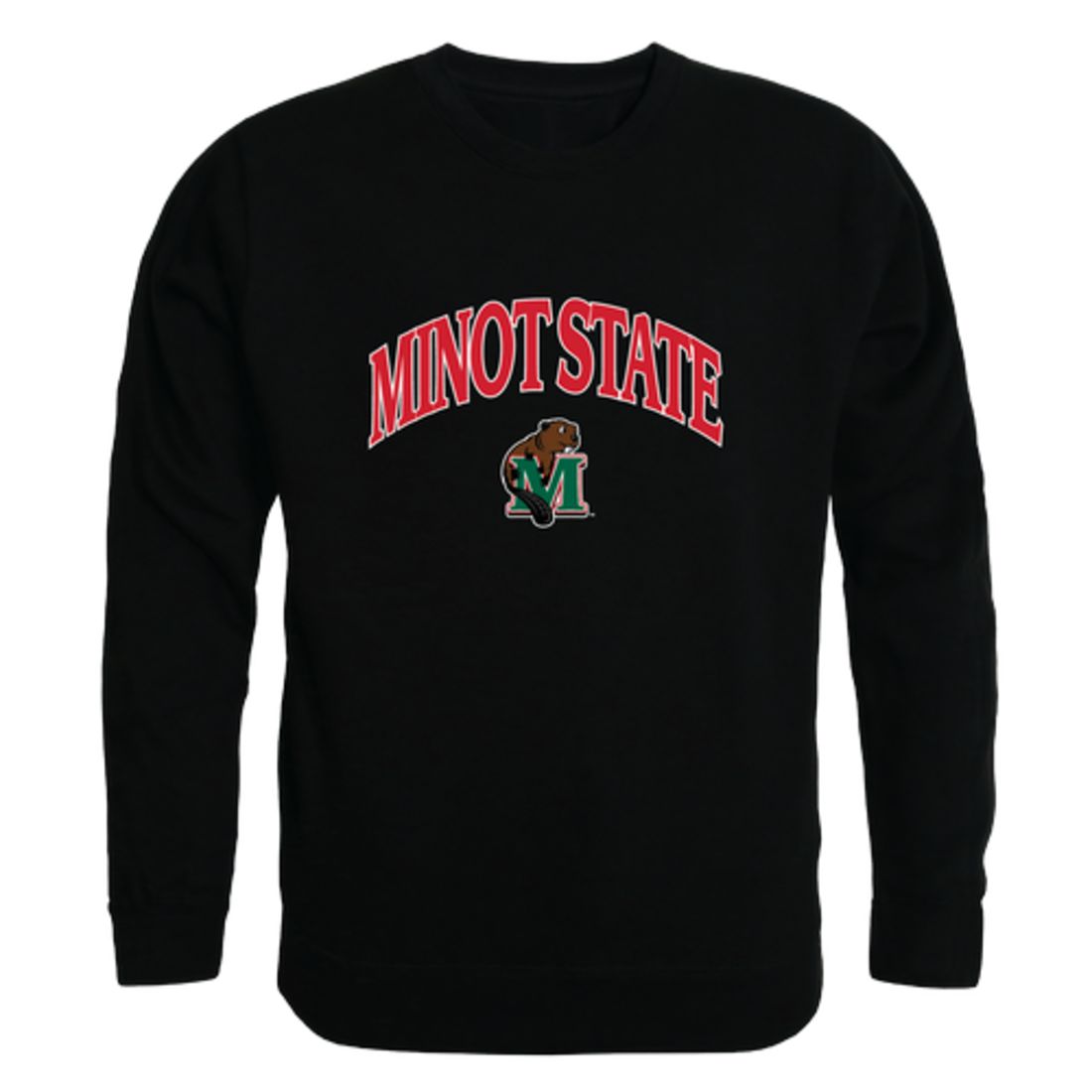 Minot-State-University-Beavers-Campus-Fleece-Crewneck-Pullover-Sweatshirt