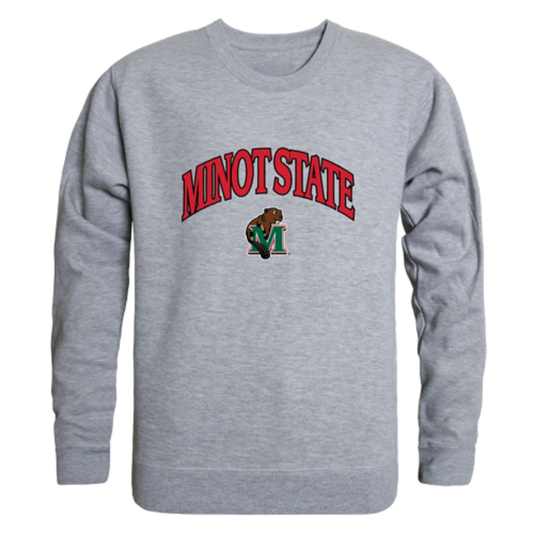 Minot-State-University-Beavers-Campus-Fleece-Crewneck-Pullover-Sweatshirt