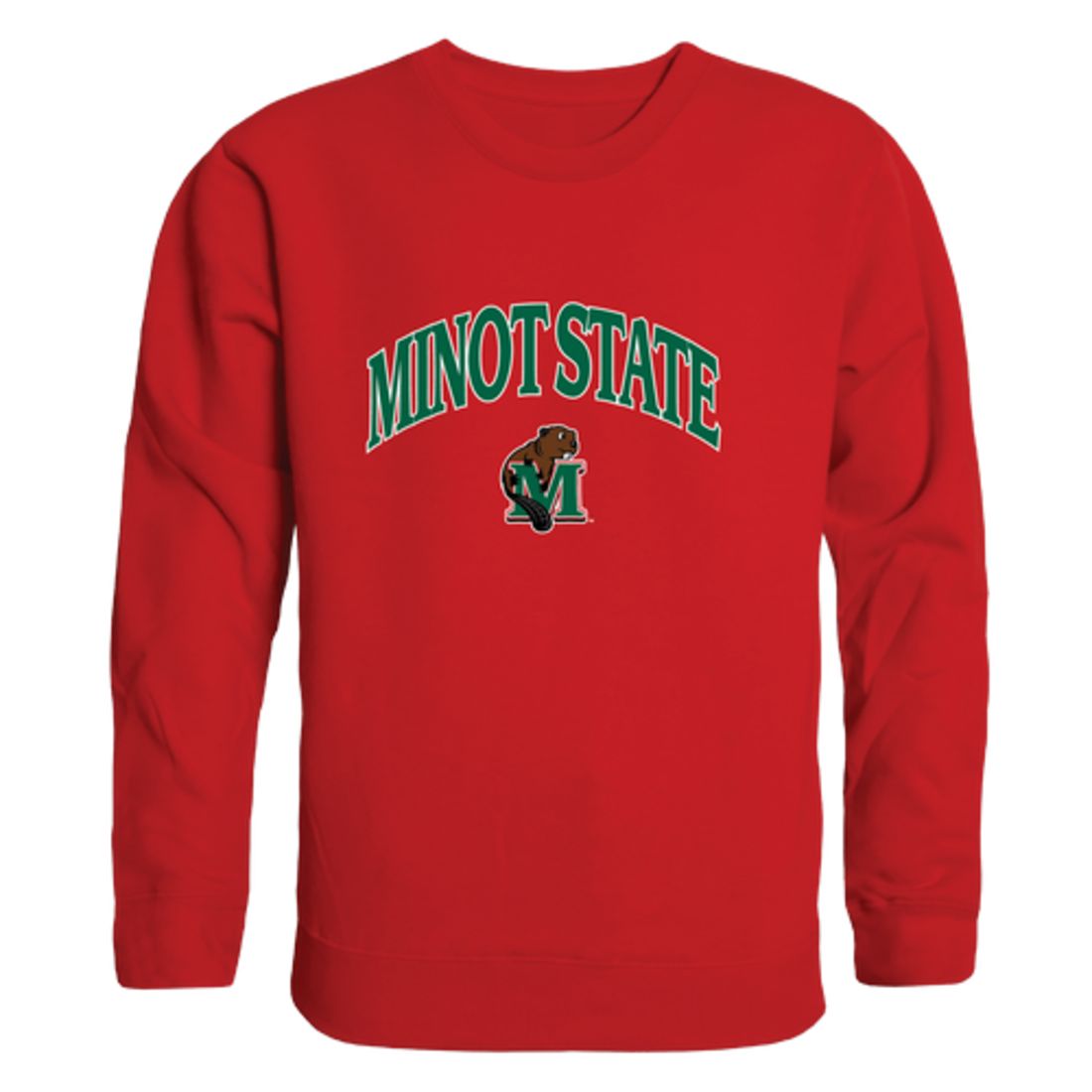 Minot-State-University-Beavers-Campus-Fleece-Crewneck-Pullover-Sweatshirt