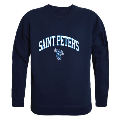 Saint-Peter's-University-Peacocks-Campus-Fleece-Crewneck-Pullover-Sweatshirt