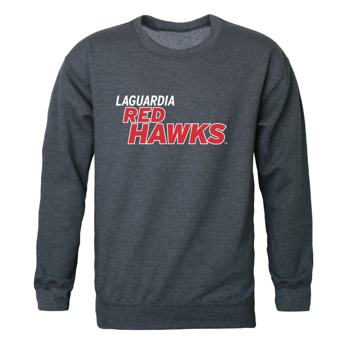 LaGuardia Community College Red Hawks Campus Crewneck Sweatshirt