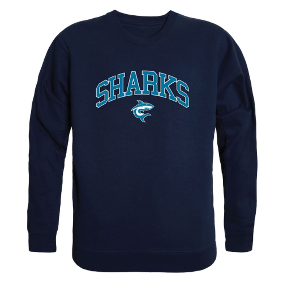 Hawaii-Pacific-University-Sharks-Campus-Fleece-Crewneck-Pullover-Sweatshirt