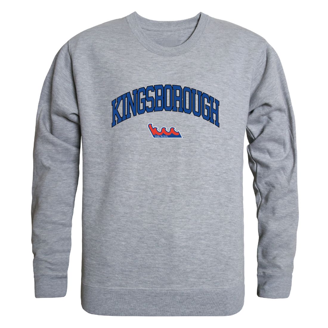 Kingsborough Community College The Wave Campus Crewneck Sweatshirt