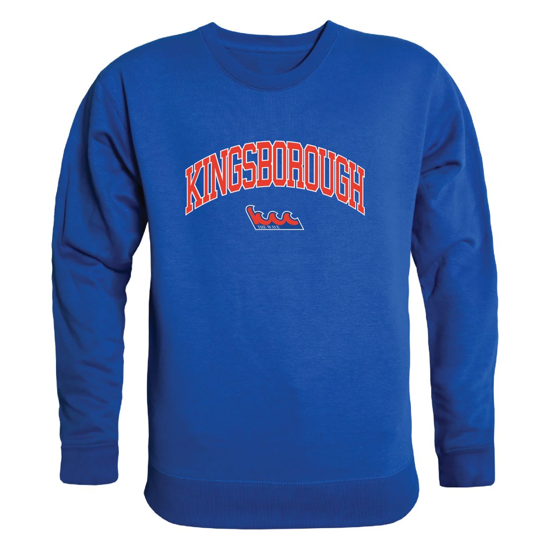 Kingsborough Community College The Wave Campus Crewneck Sweatshirt