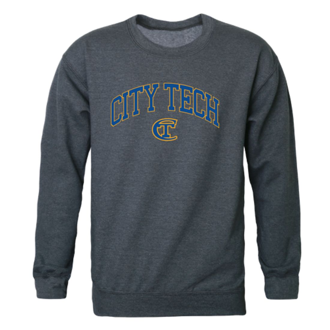 New York City College of Technology Yellow Jackets Campus Crewneck Sweatshirt