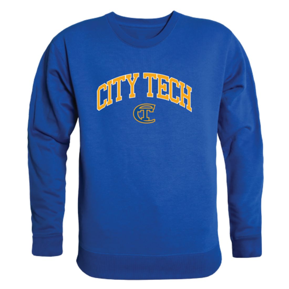 New York City College of Technology Yellow Jackets Campus Crewneck Sweatshirt