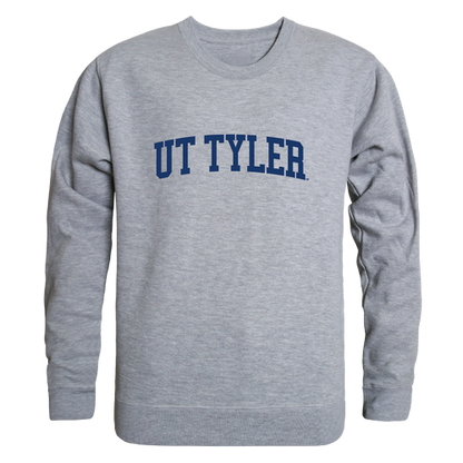 University of Texas UT Tyler Game Day Crewneck Pullover Sweatshirt Sweater Heather Grey-Campus-Wardrobe