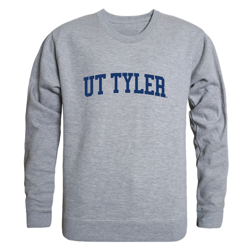 University of Texas UT Tyler Game Day Crewneck Pullover Sweatshirt Sweater Heather Grey-Campus-Wardrobe