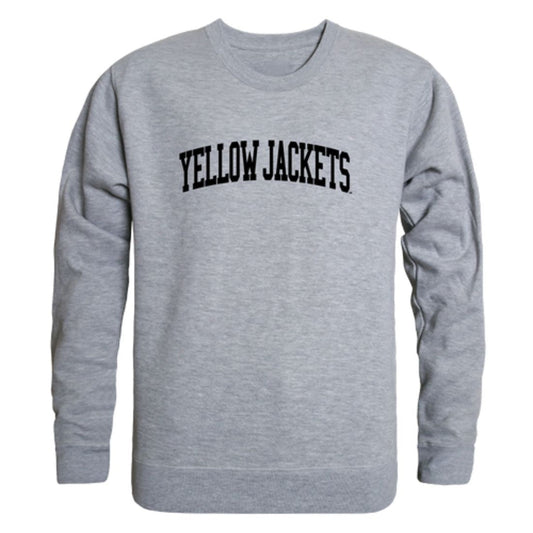 American-International-College-Yellow-Jackets-Game-Day-Fleece-Crewneck-Pullover-Sweatshirt