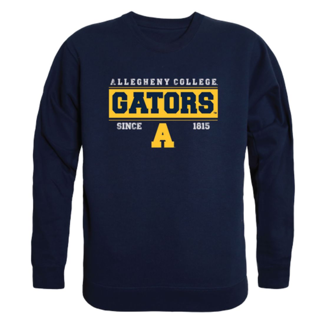 Allegheny-College-Gators-Established-Fleece-Crewneck-Pullover-Sweatshirt