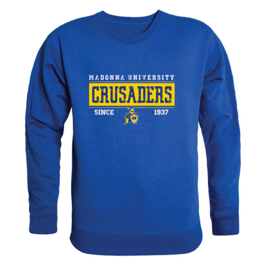 Madonna-University-Crusaders-Established-Fleece-Crewneck-Pullover-Sweatshirt