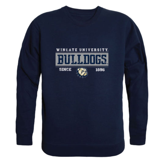 Wingate-University-Bulldogs-Established-Fleece-Crewneck-Pullover-Sweatshirt