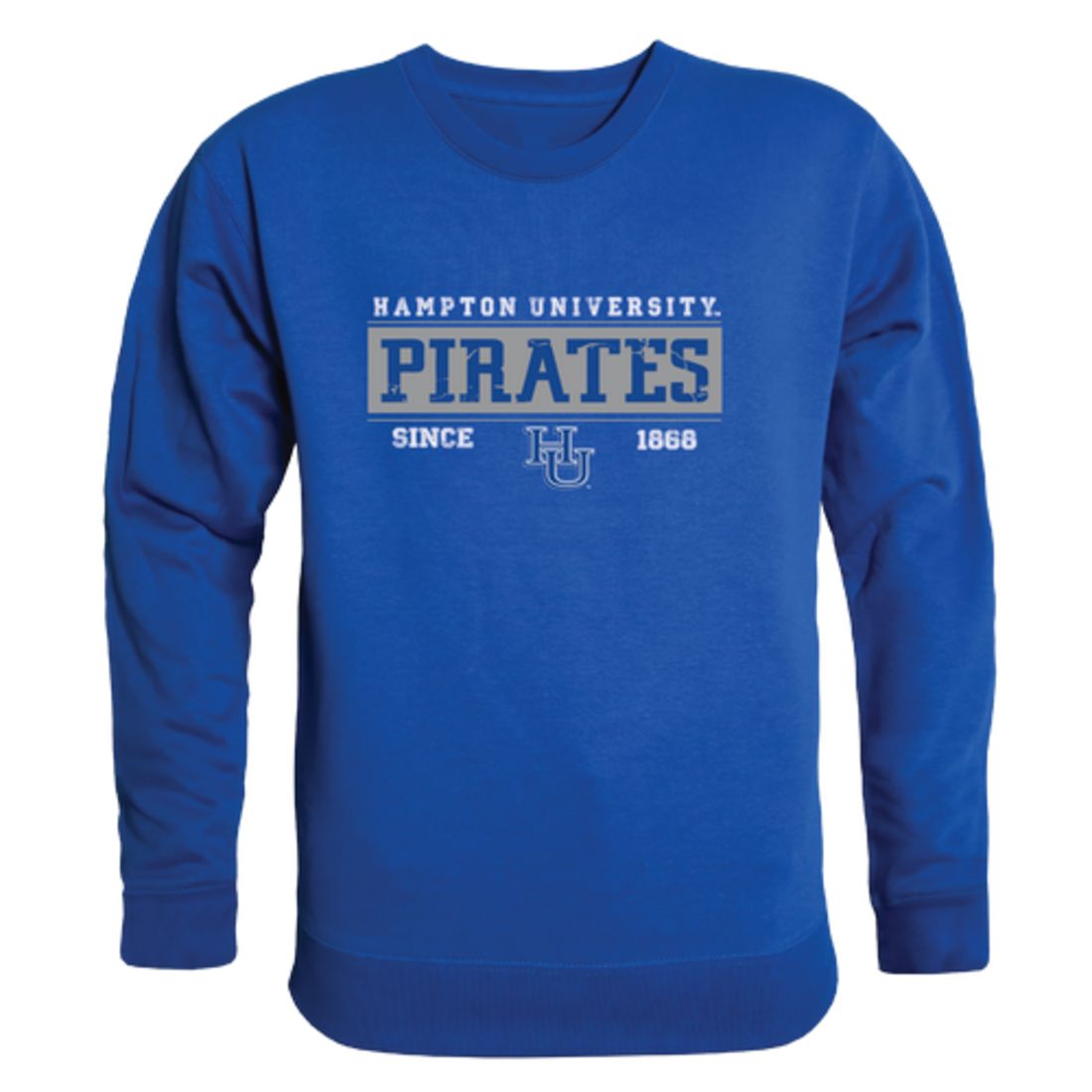 Hampton-University-Pirates-Established-Fleece-Crewneck-Pullover-Sweatshirt