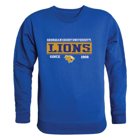 Georgian-Court-University-Lions-Established-Fleece-Crewneck-Pullover-Sweatshirt