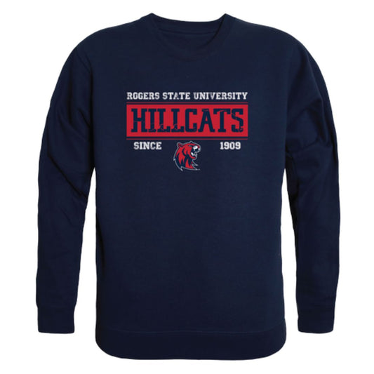 Rogers-State-University-Hillcats-Established-Fleece-Crewneck-Pullover-Sweatshirt