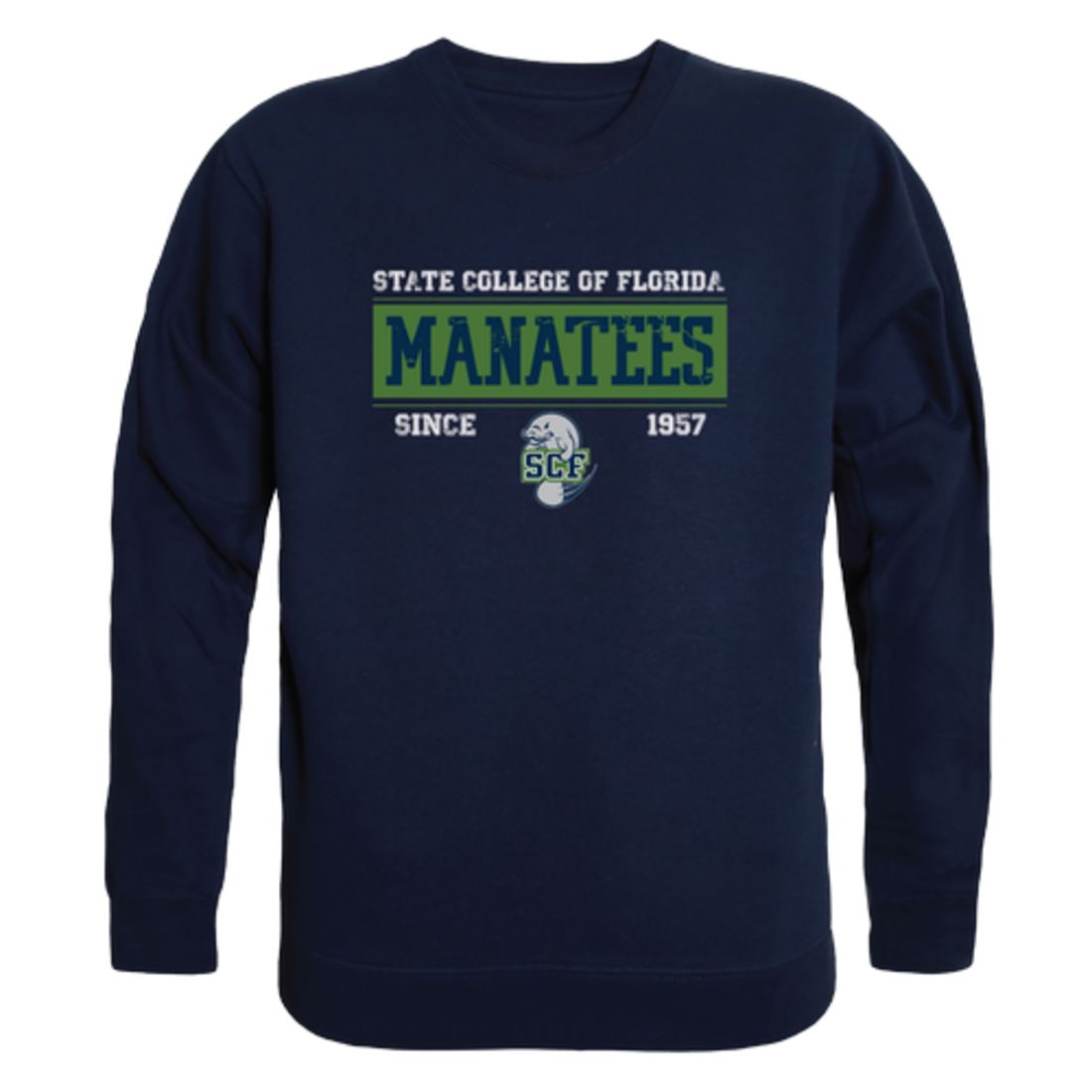 State-College-of-Florida-Manatees-Established-Fleece-Crewneck-Pullover-Sweatshirt