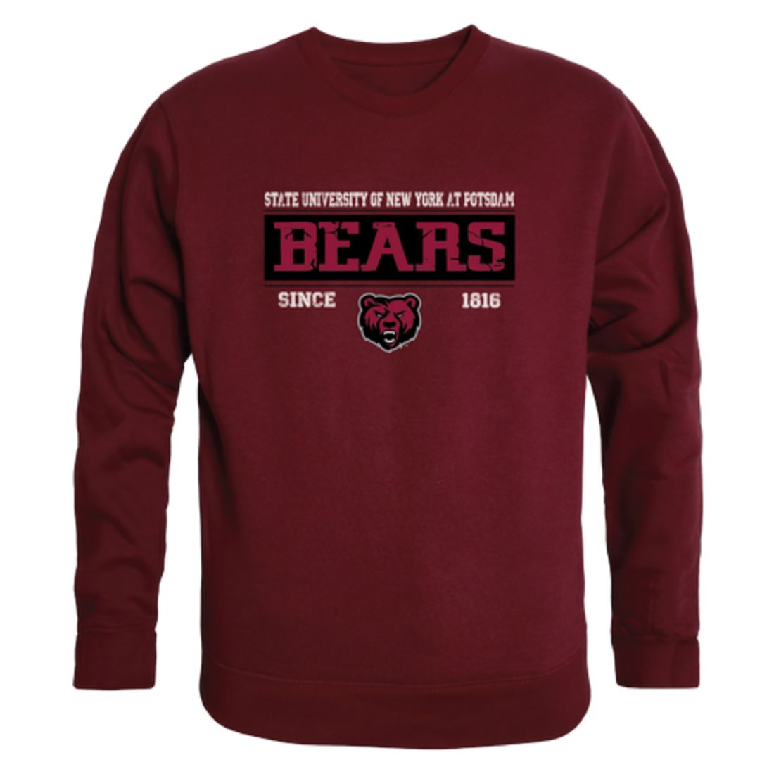 State-University-of-New-York-at-Potsdam-Bears-Established-Fleece-Crewneck-Pullover-Sweatshirt