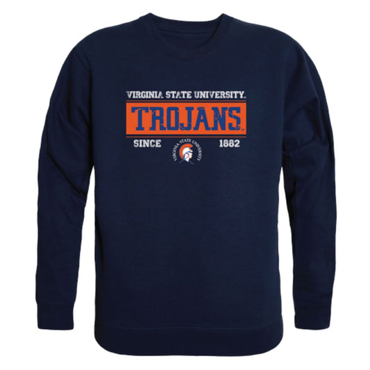 Virginia-State-University-Trojans-Established-Fleece-Crewneck-Pullover-Sweatshirt