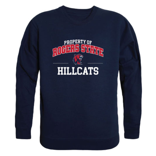 Rogers-State-University-Hillcats-Property-Fleece-Crewneck-Pullover-Sweatshirt