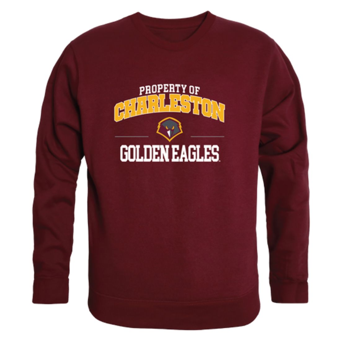 University-of-Charleston-Golden-Eagles-Property-Fleece-Crewneck-Pullover-Sweatshirt