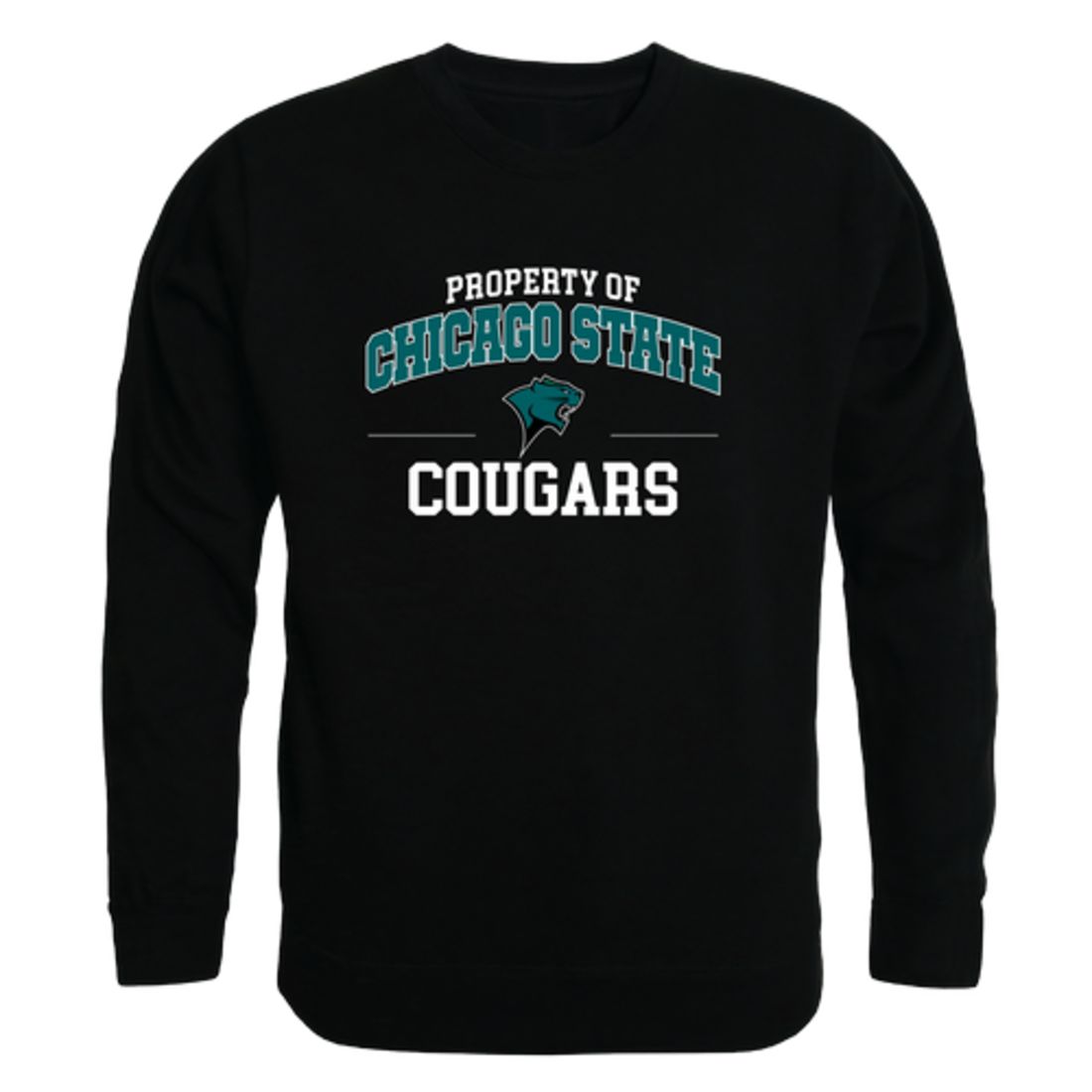 Chicago-State-University-Cougars-Property-Fleece-Crewneck-Pullover-Sweatshirt