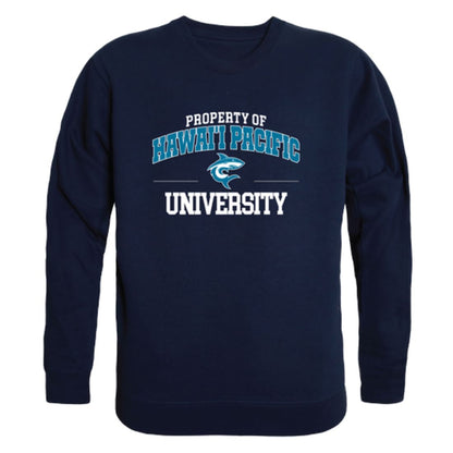 Hawaii-Pacific-University-Sharks-Property-Fleece-Crewneck-Pullover-Sweatshirt