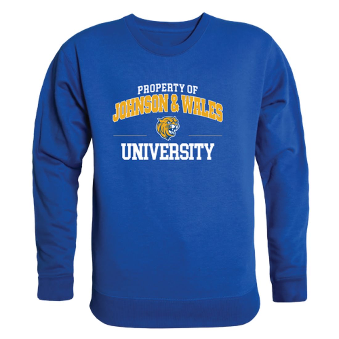 Johnson-&-Wales-University-Wildcats-Property-Fleece-Crewneck-Pullover-Sweatshirt