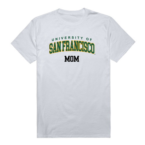 USFCA University of San Francisco Dons College Mom Womens T-Shirt-Campus-Wardrobe