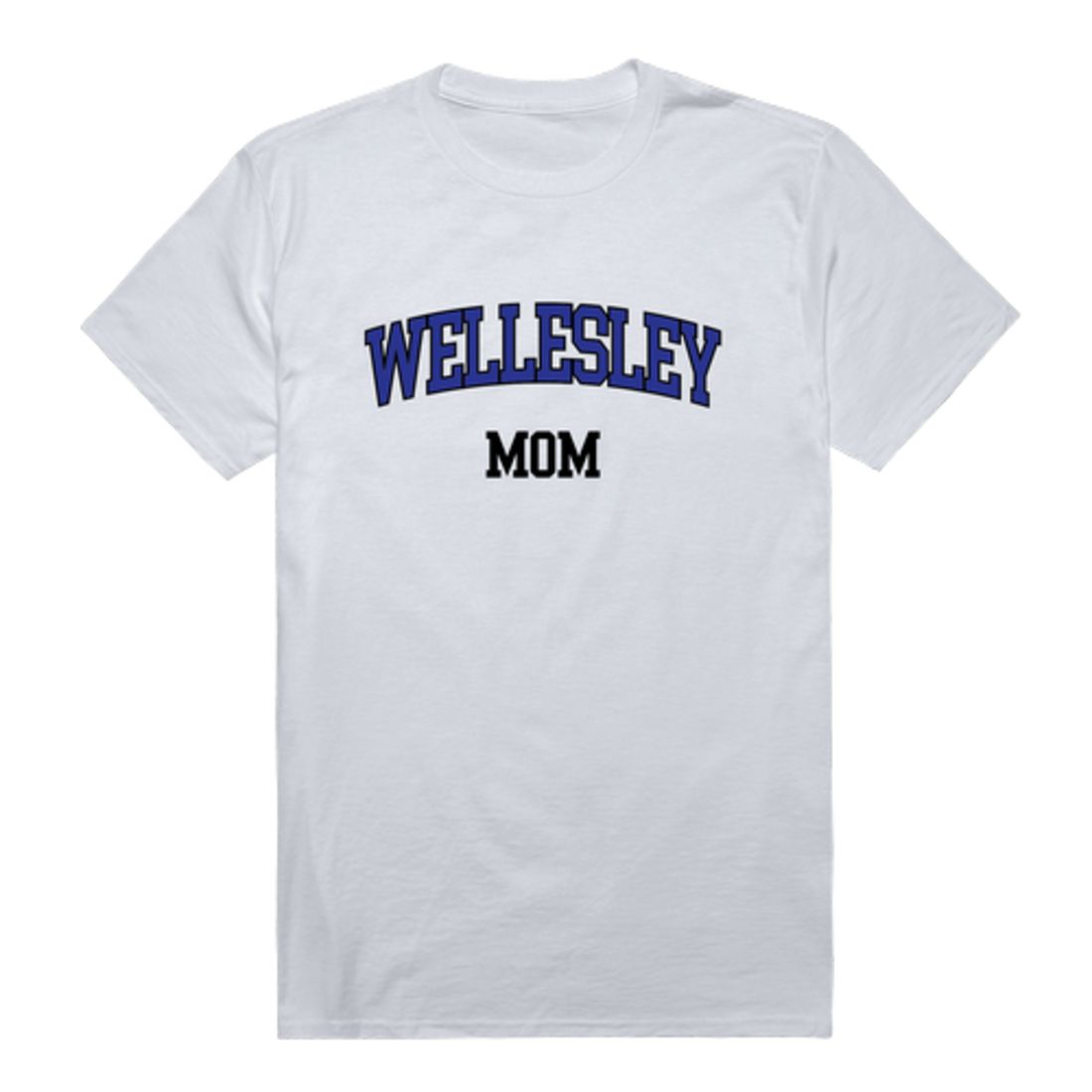 Wellesley College Blue Mom T-Shirt