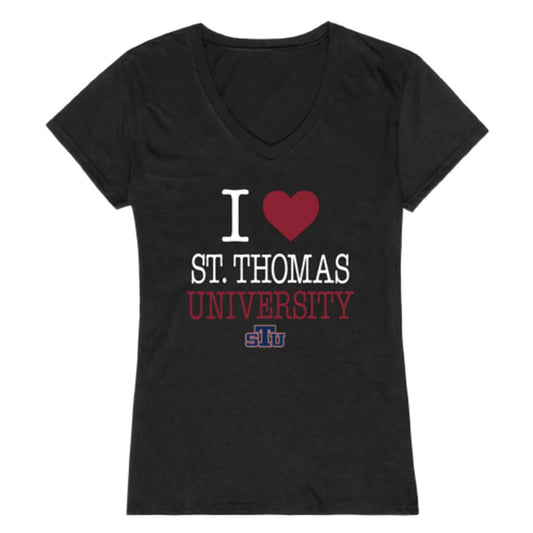 I Love St. Thomas University Bobcats Womens T-Shirt Tee