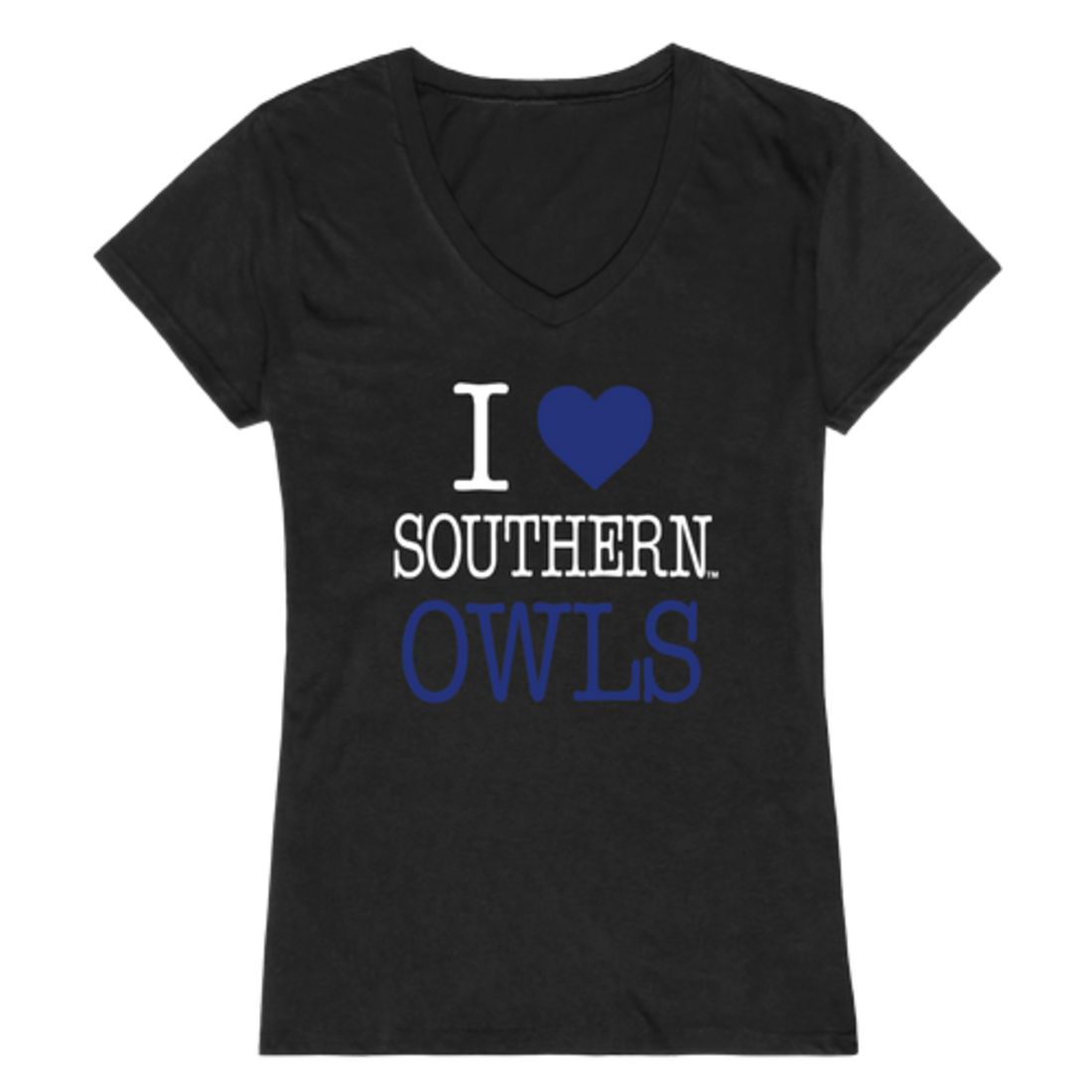 I Love Southern Connecticut State University Owls Womens T-Shirt Tee