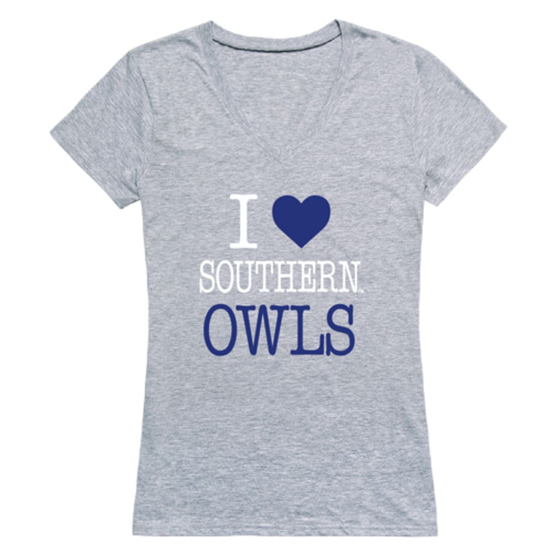 I Love Southern Connecticut State University Owls Womens T-Shirt Tee